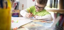 Boy painting art therapy Little Harbour thumbnail