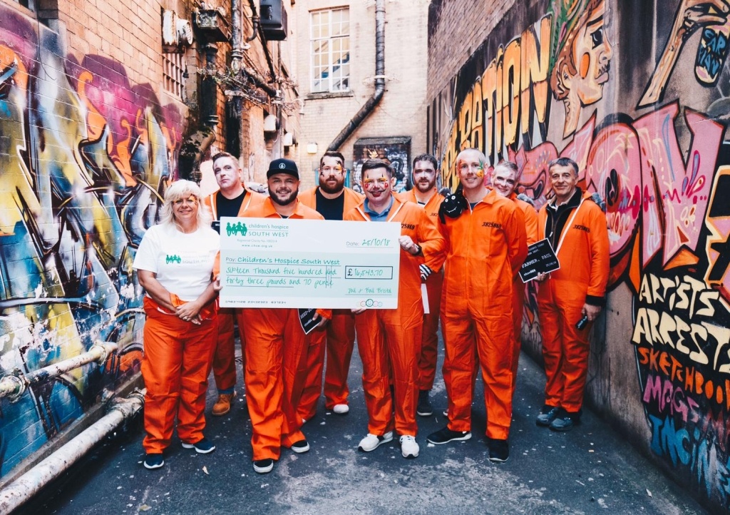 Jail and Bail raises over £16,000 for Children's Hospice South West