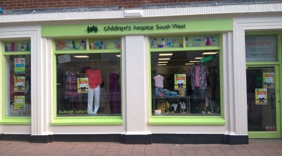 CHSW charity shop at Budleigh Salterton
