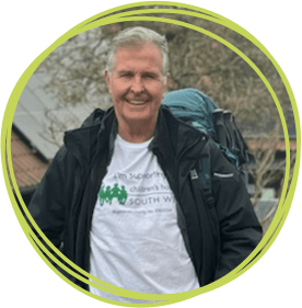 David Freestone is hiking the coast path for CHSW