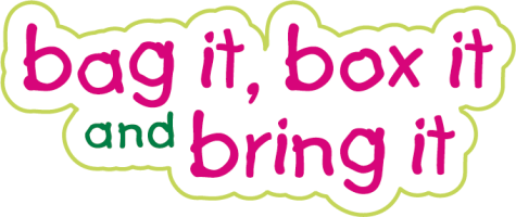 Bag it, box it and bring it logo