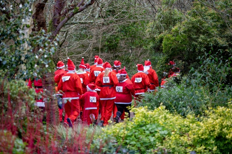 Santas on the Run at RHS Garden Rosemoor