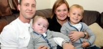 Nicola Hague with her husband and sons thumbnail