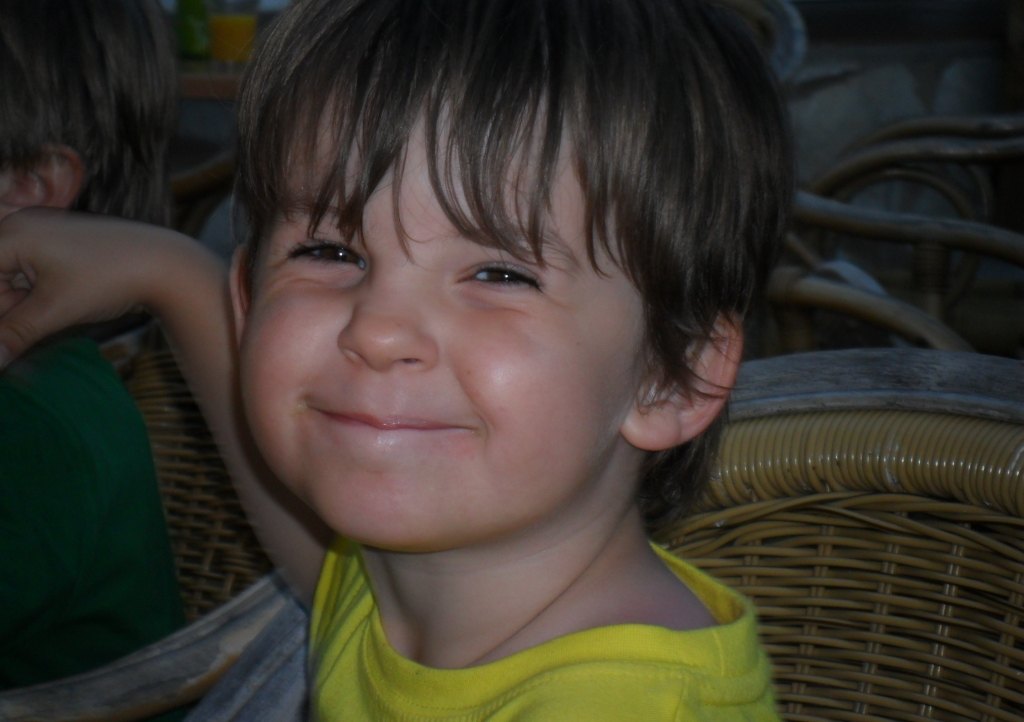 Little boy smiling