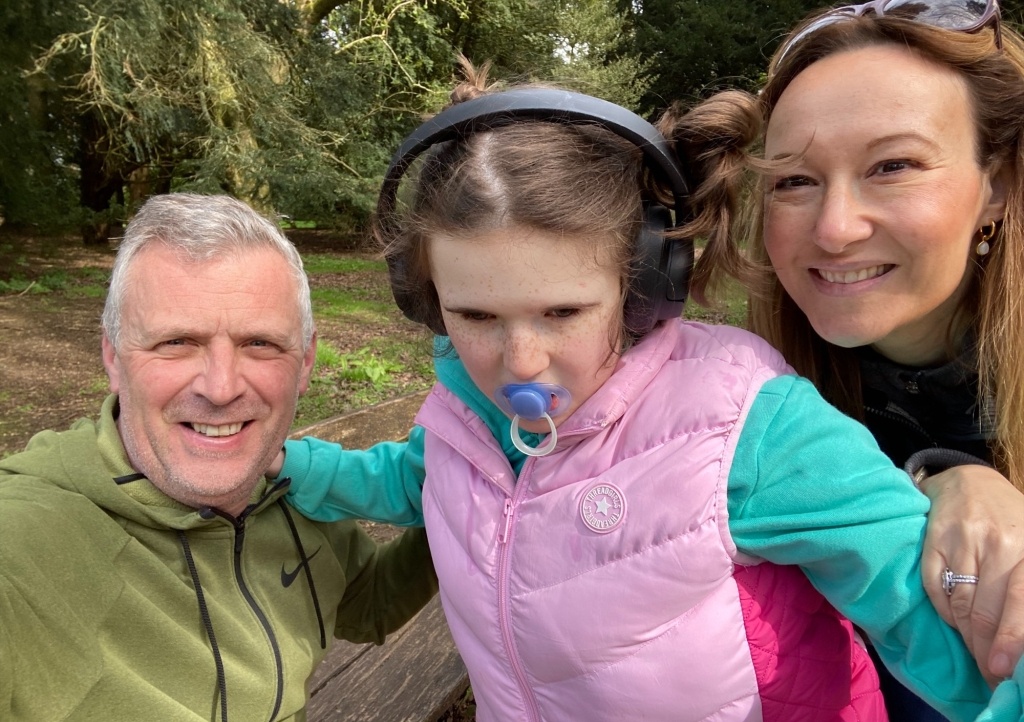 mum, dad and daughter