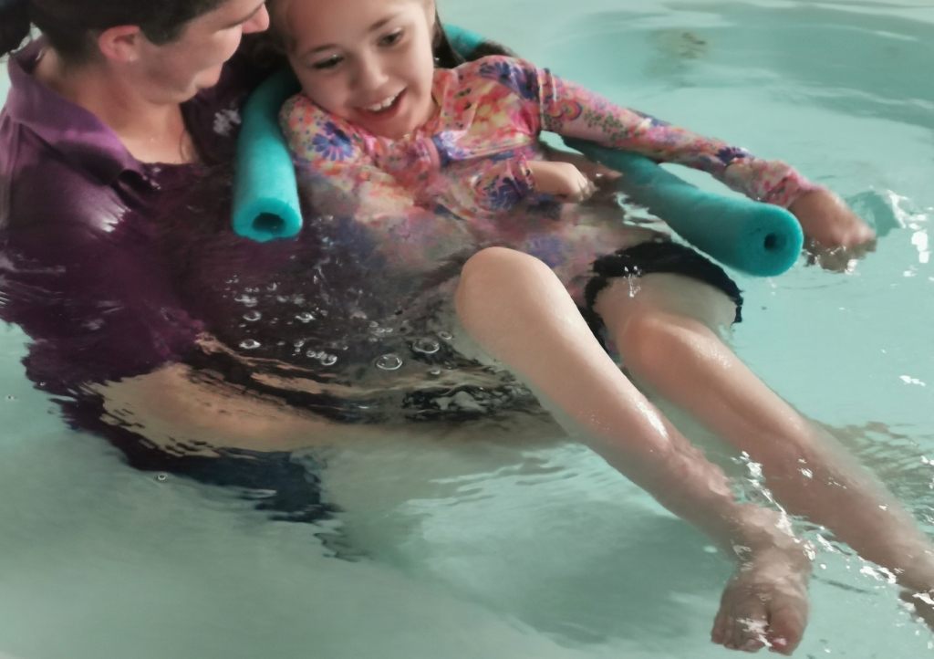 Kensa in the hydrotherapy pool