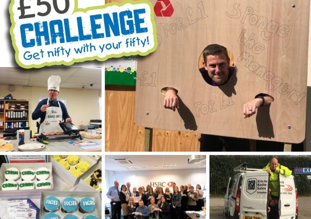 Take on the new-look £50 Challenge and help raise money for Children’s Hospice South West this autumn