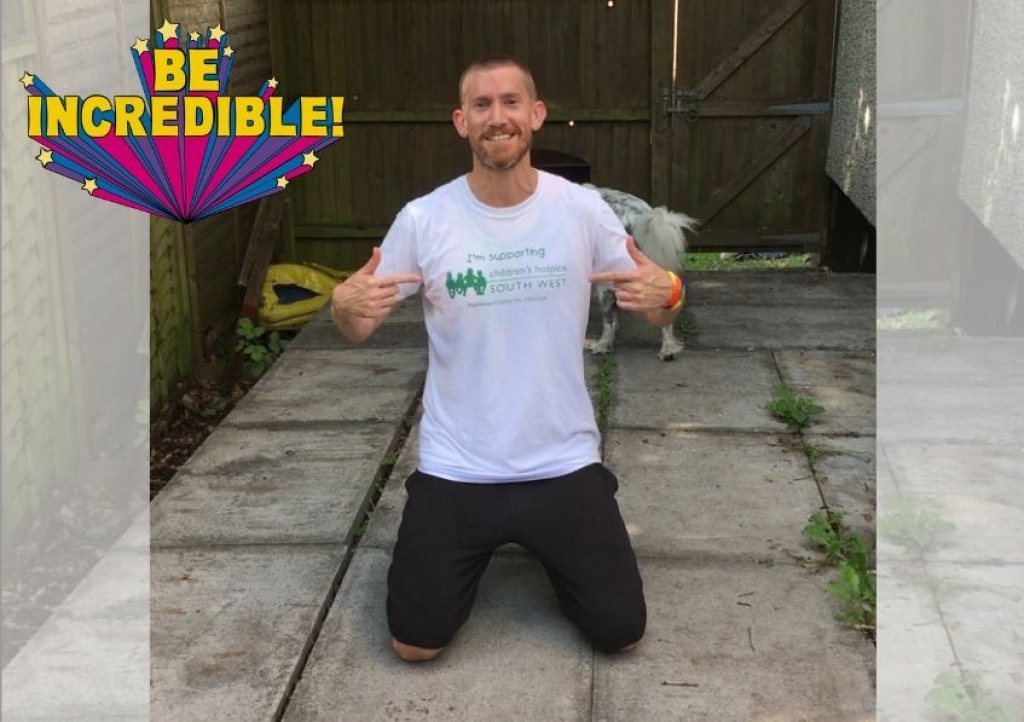 Patrick Connolly has pledged to do 20 push-ups or more a day until he raises £1,000 for Children’s Hospice South West.