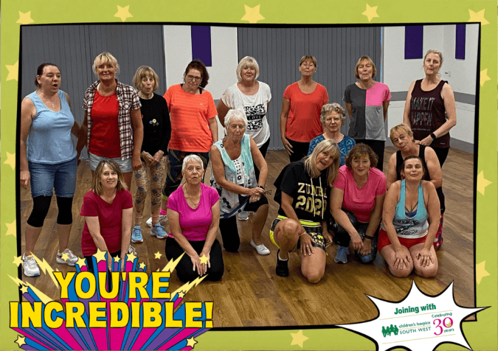 Zumba with Jeanie attendees enjoyed a zumba party to raise funds for CHSW