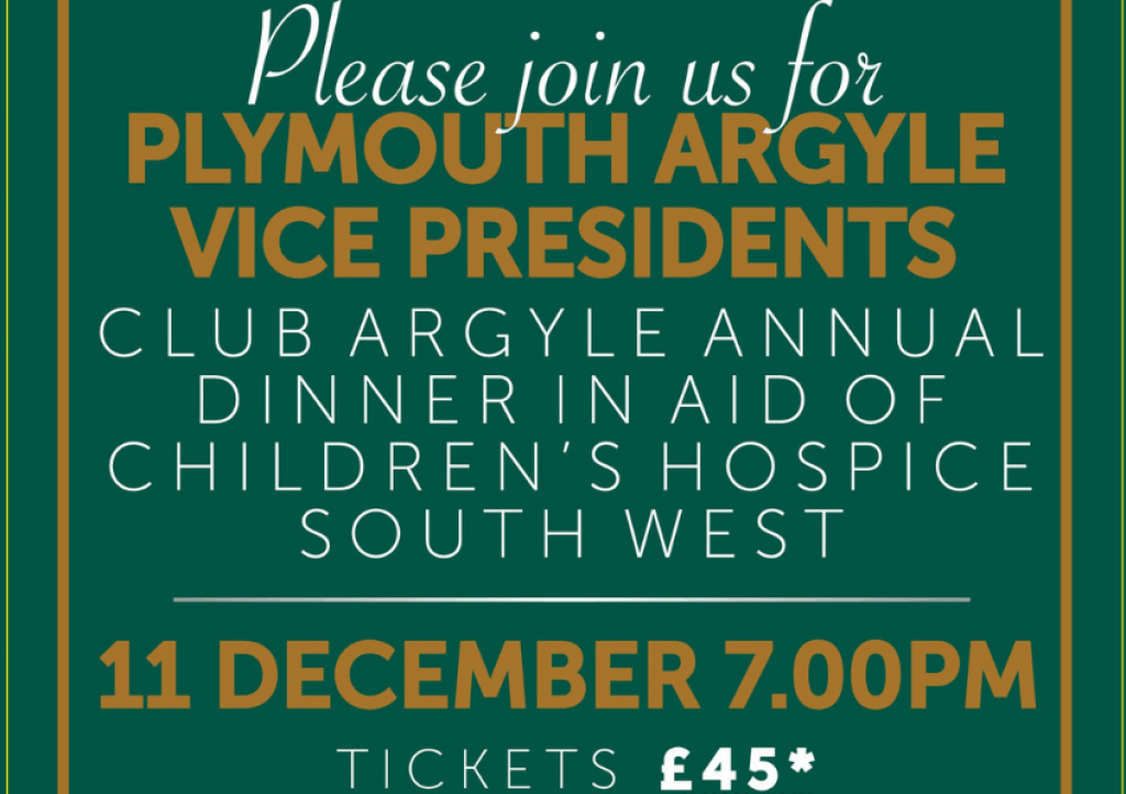 Plymouth Argyle dinner