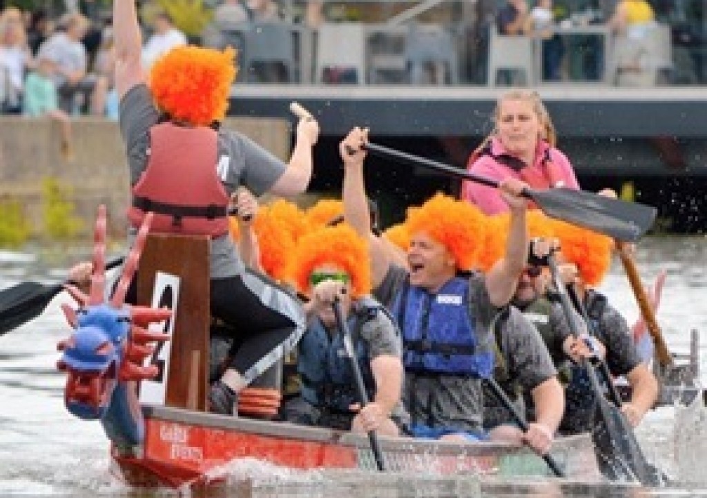 There will be dragon boat racing on The River Dart at Totnes in aid of Children’s Hospice South West on Sunday, July 14 2019
