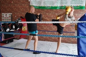 Muay Thai skills demonstration was just one of the activities over the weekend