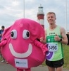 Man taking part in the Plymouth Half for CHSW