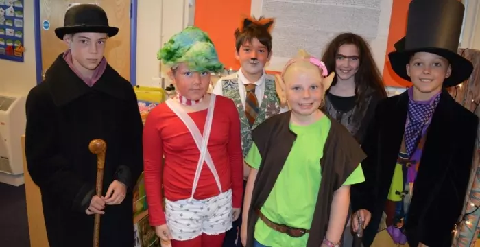 Constantine School fancy dress for Roald Dahl centenary